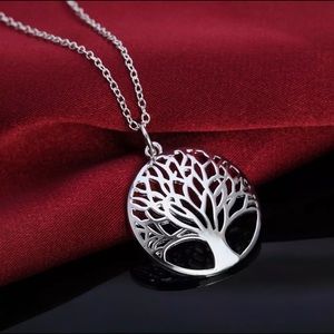 925 Silver Beautiful Tree Necklace